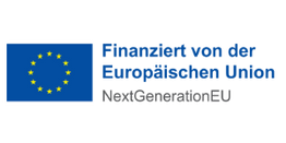 Siegel: Finanziert von der Europäischen Union mit Europa Flagge